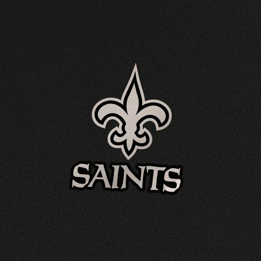 New Orleans Saints Antigua Insider Quarter-Zip Jacket Black - NFL
