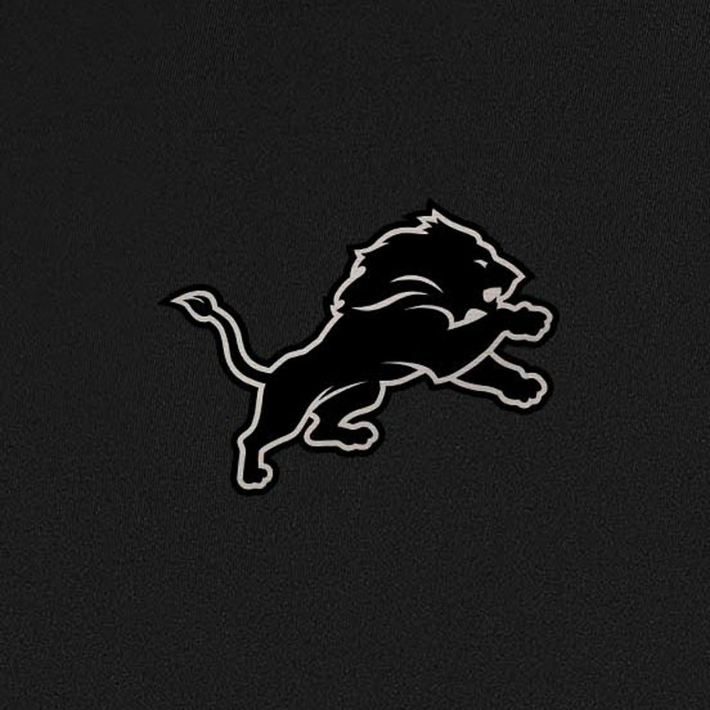 Detroit Lions Antigua Insider Quarter-Zip Jacket Black - NFL