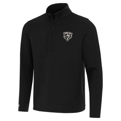 Chicago Bears Antigua Insider Quarter-Zip Jacket Black - NFL
