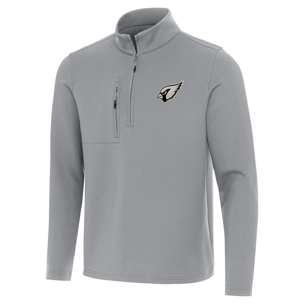 Arizona Cardinals Antigua Insider Quarter-Zip Jacket Gray - NFL