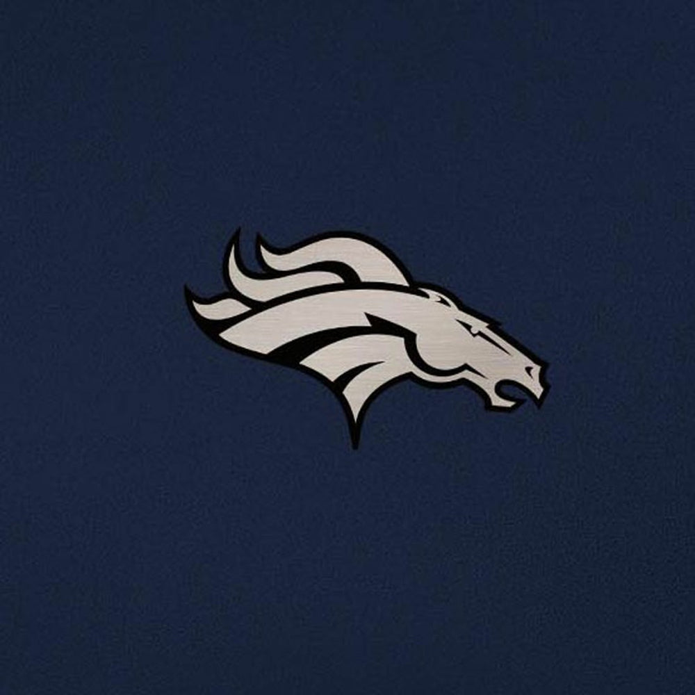 Denver Broncos Antigua Reprocess Quarter-Zip Top Navy - NFL