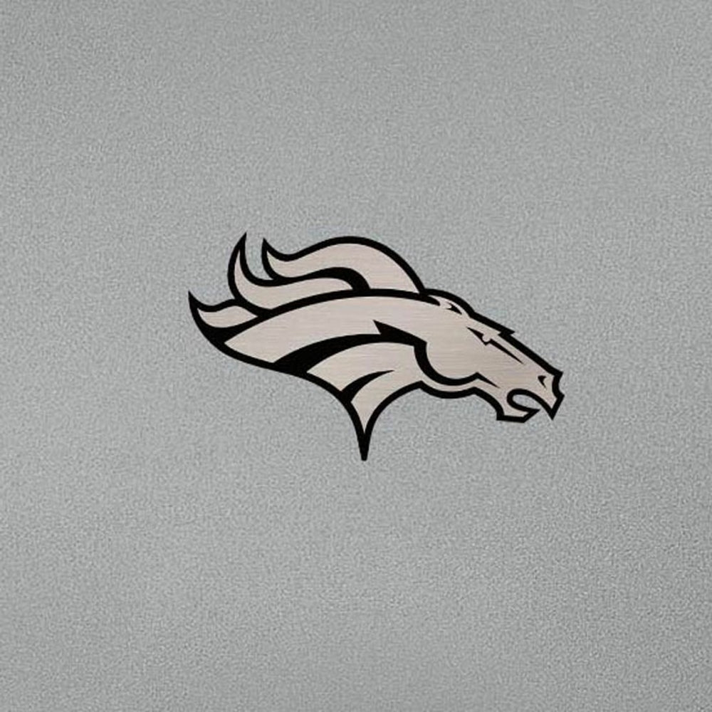 Denver Broncos Antigua Reprocess Quarter-Zip Top Gray - NFL