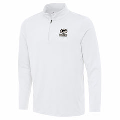 Green Bay Packers Antigua Reprocess Quarter-Zip Top White - NFL