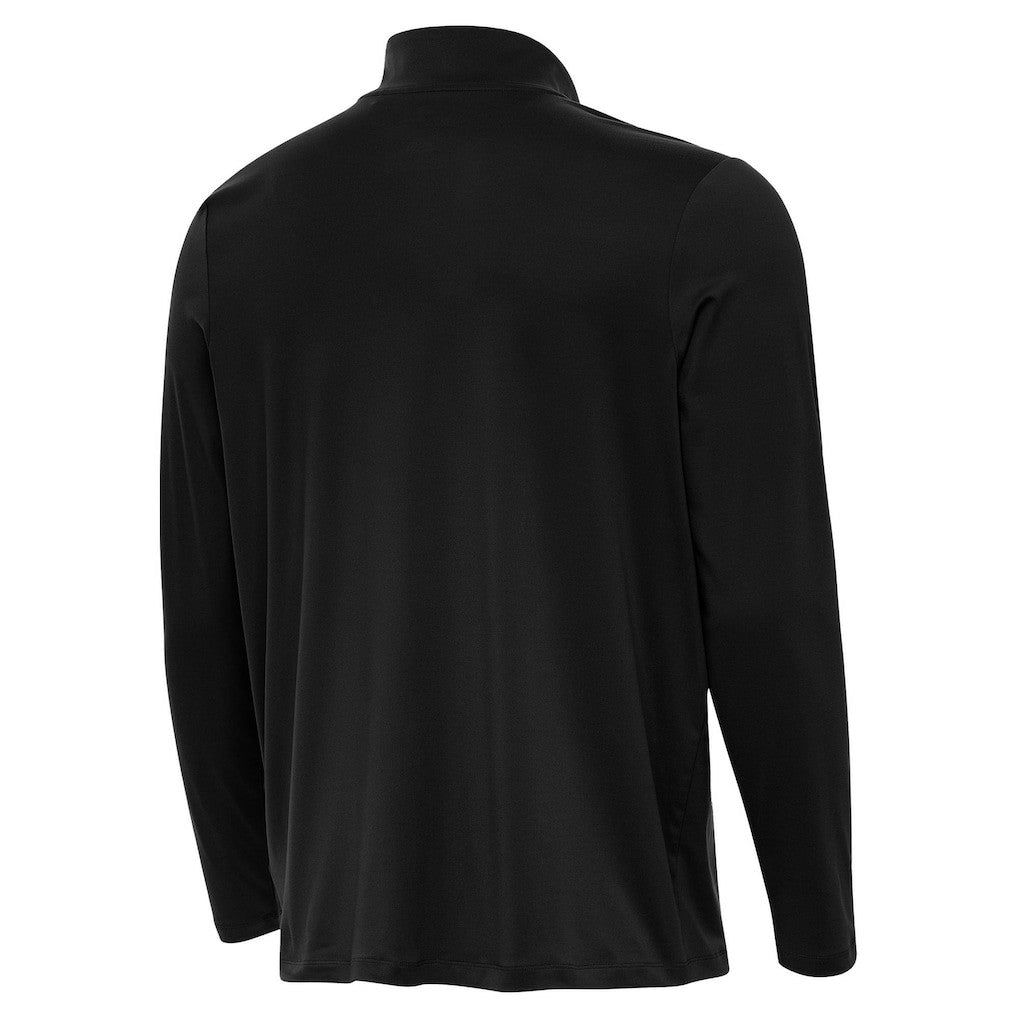 Las Vegas Raiders Antigua Reprocess Quarter-Zip Top Black - NFL