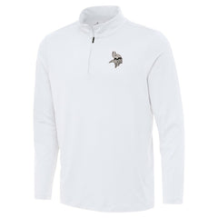 Minnesota Vikings Antigua Reprocess Quarter-Zip Top White - NFL