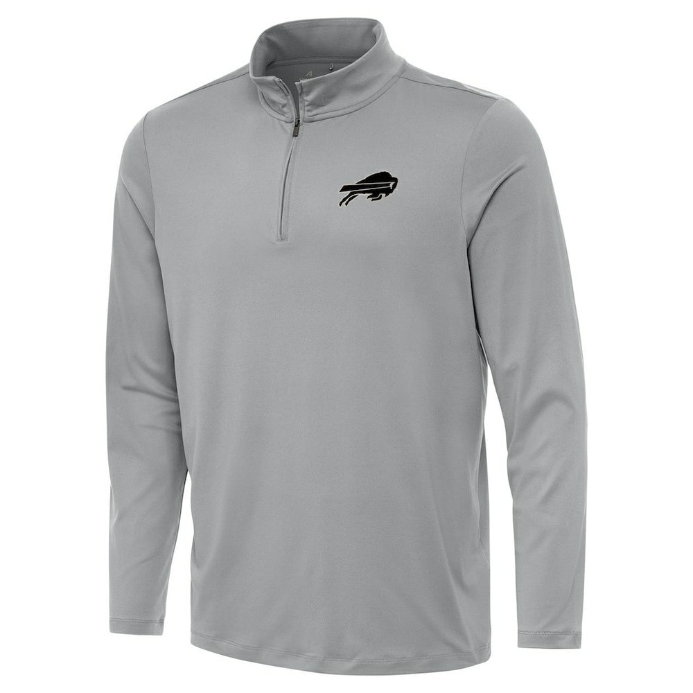 Buffalo Bills Antigua Reprocess Quarter-Zip Top Gray - NFL