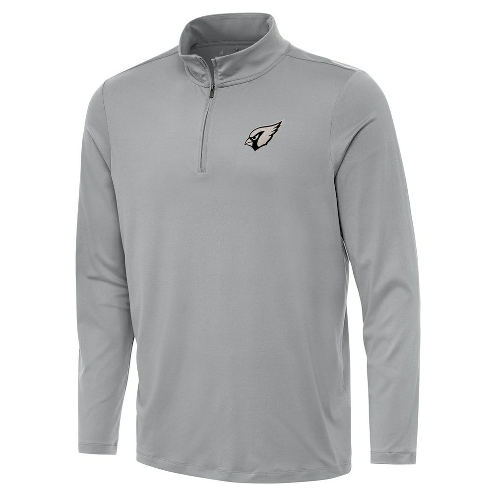 Arizona Cardinals Antigua Reprocess Quarter-Zip Top Gray - NFL