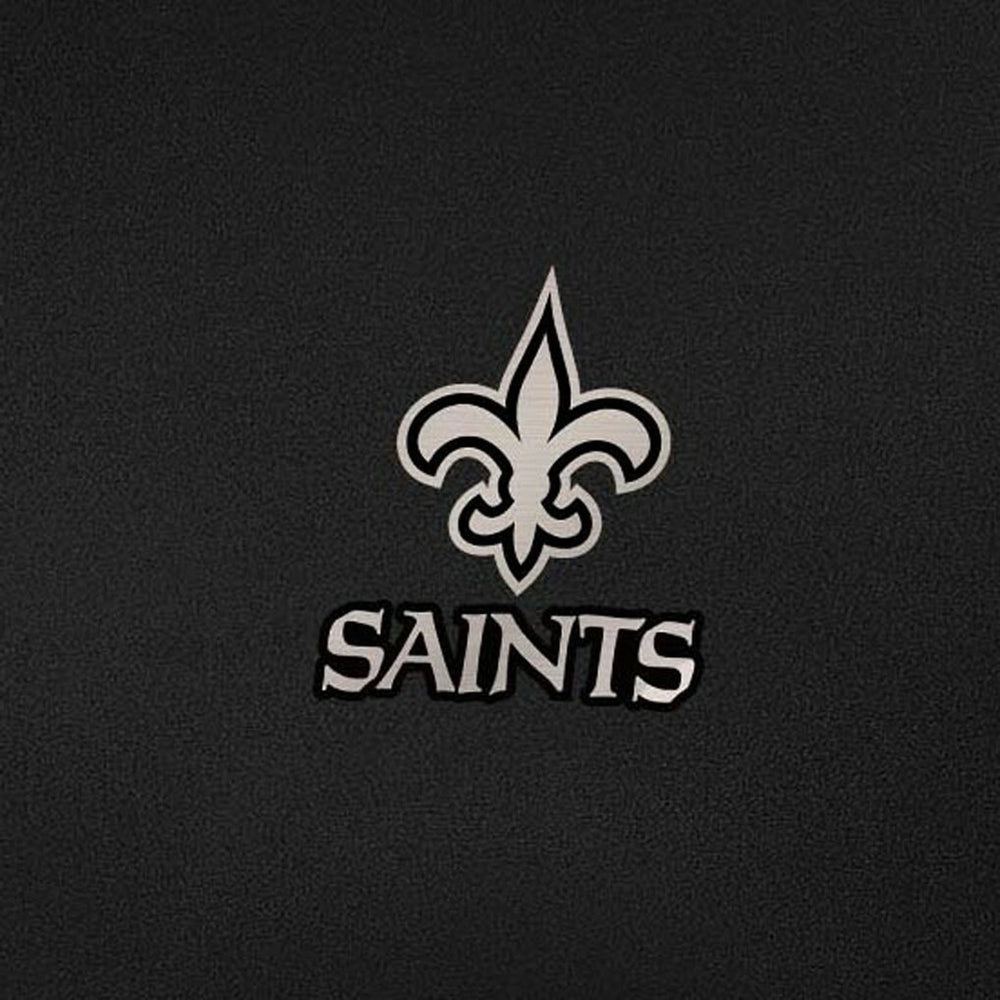 New Orleans Saints Antigua Reprocess Quarter-Zip Top Black - NFL