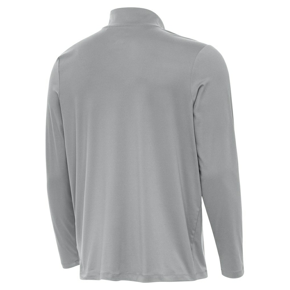 Cincinnati Bengals Antigua Reprocess Quarter-Zip Top Gray - NFL
