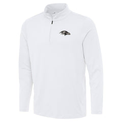 Baltimore Ravens Antigua Reprocess Quarter-Zip Top White - NFL