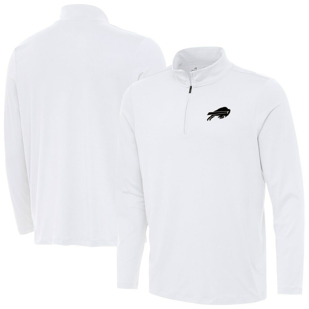 Buffalo Bills Antigua Reprocess Quarter-Zip Top White - NFL