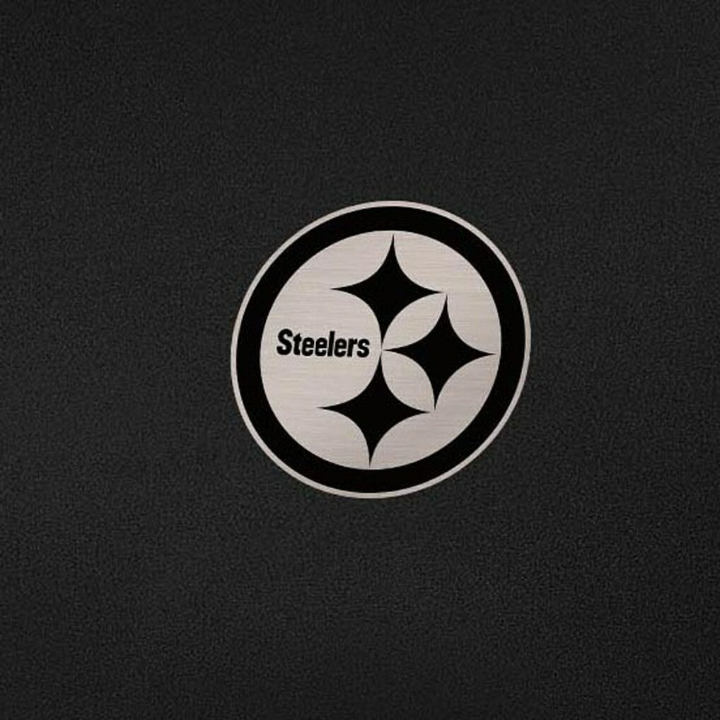 Pittsburgh Steelers Antigua Reprocess Quarter-Zip Top Black - NFL