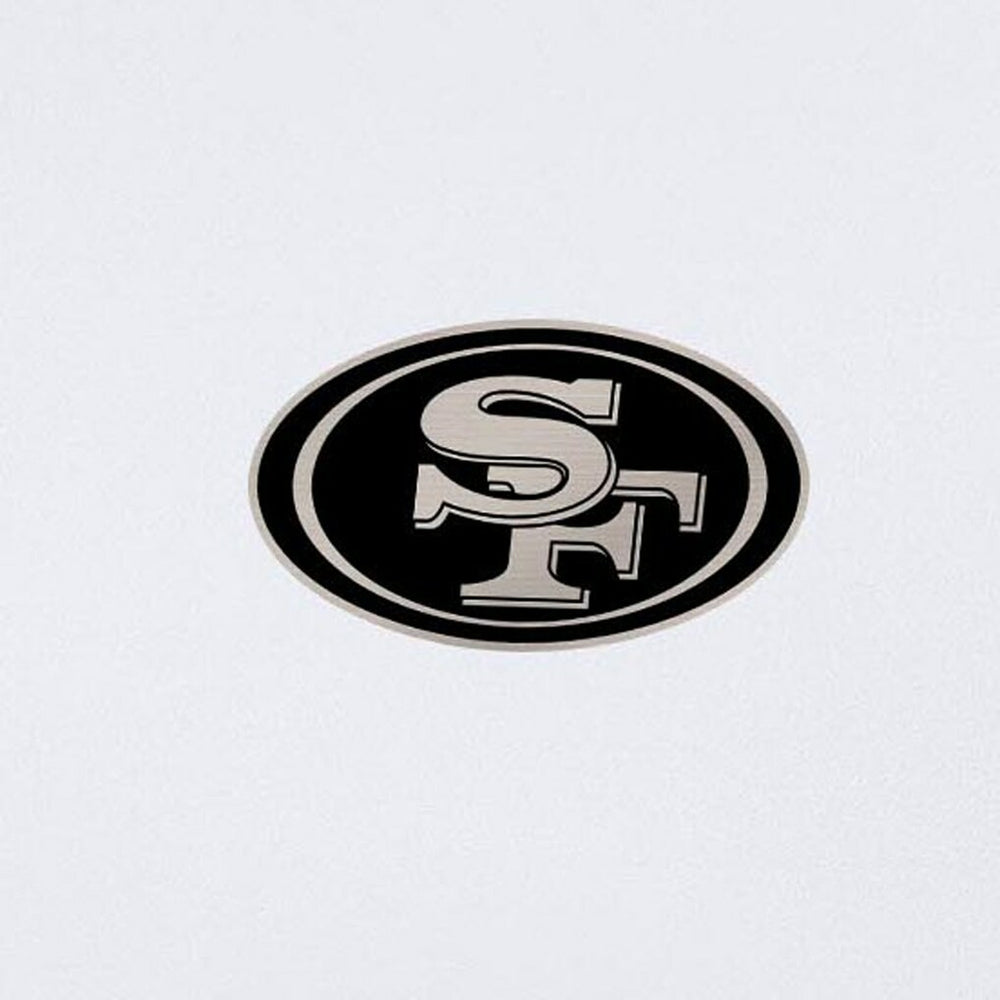 San Francisco 49ers Antigua Reprocess Quarter-Zip Top White - NFL