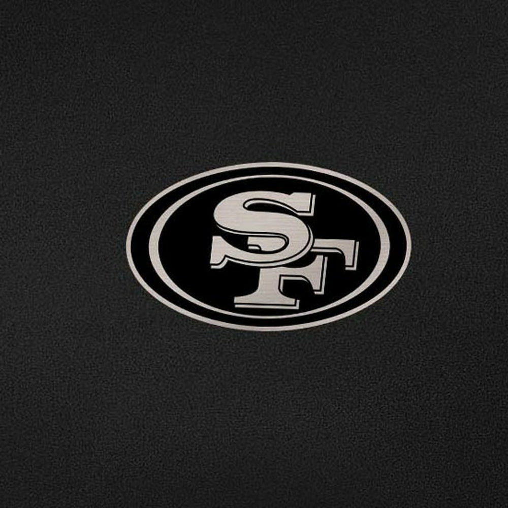 San Francisco 49ers Antigua Reprocess Quarter-Zip Top Black - NFL