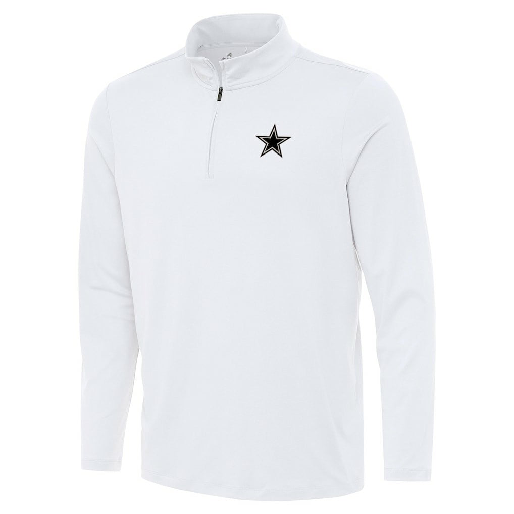 Dallas Cowboys Antigua Reprocess Quarter-Zip Top White - NFL