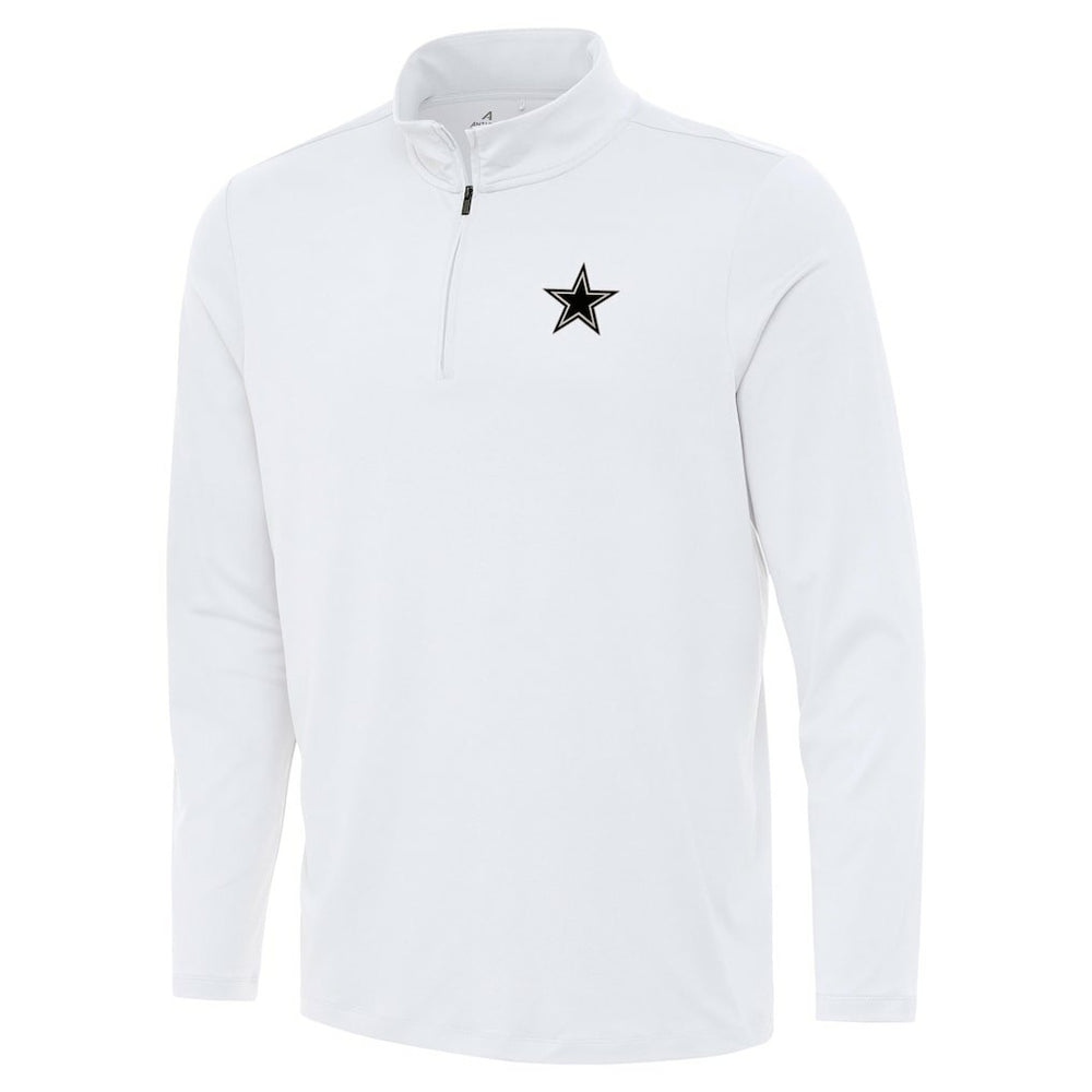 Dallas Cowboys Antigua Reprocess Quarter-Zip Top White - NFL