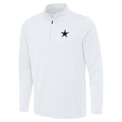 Dallas Cowboys Antigua Reprocess Quarter-Zip Top White - NFL