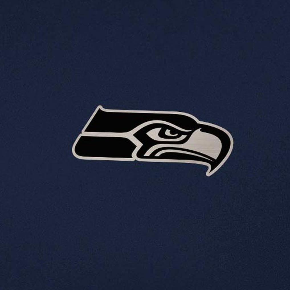 Seattle Seahawks Antigua Reprocess Quarter-Zip Top College Navy - NFL