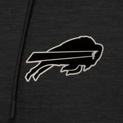 Buffalo Bills Antigua Spikes Raglan Quarter-Zip Hoodie Heather Black - NFL