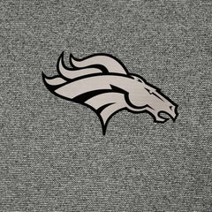Denver Broncos Antigua Subtle Quarter-Zip Top Heather Black - NFL