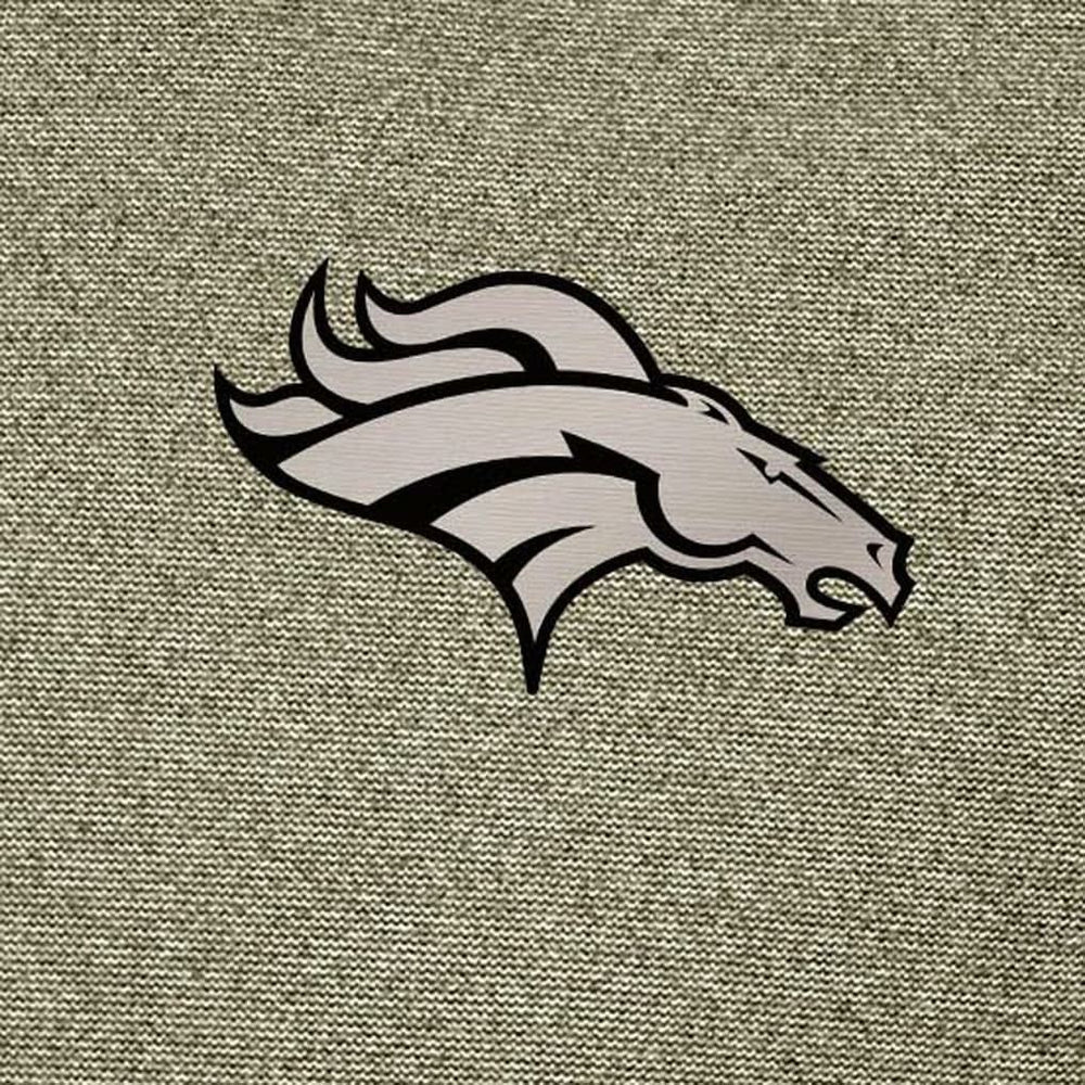 Denver Broncos Antigua Subtle Quarter-Zip Top Heather Olive - NFL