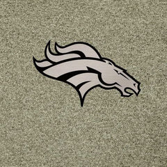 Denver Broncos Antigua Subtle Quarter-Zip Top Heather Olive - NFL