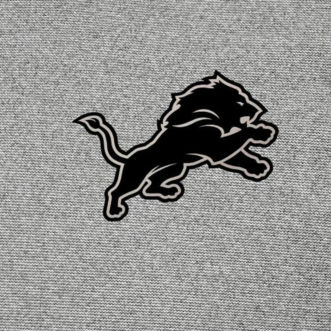 Detroit Lions Antigua Subtle Quarter-Zip Top Heather Gray - NFL