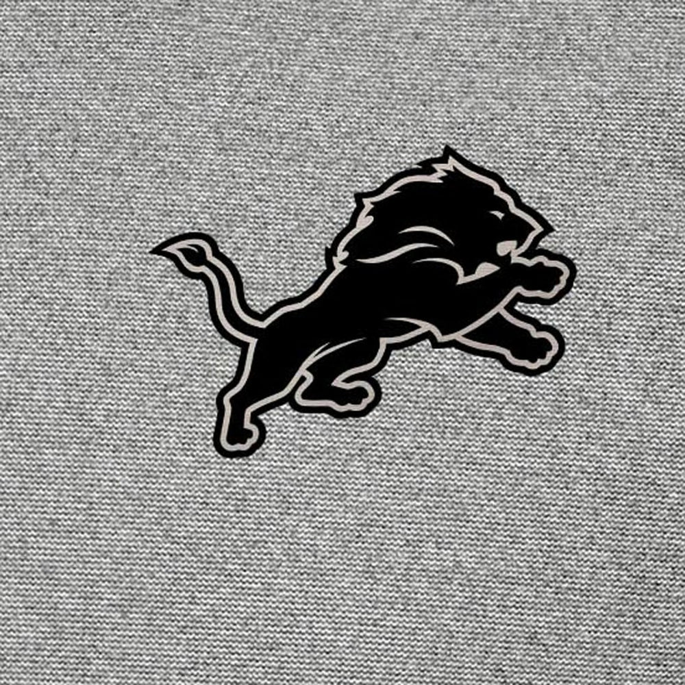 Detroit Lions Antigua Subtle Quarter-Zip Top Heather Gray - NFL