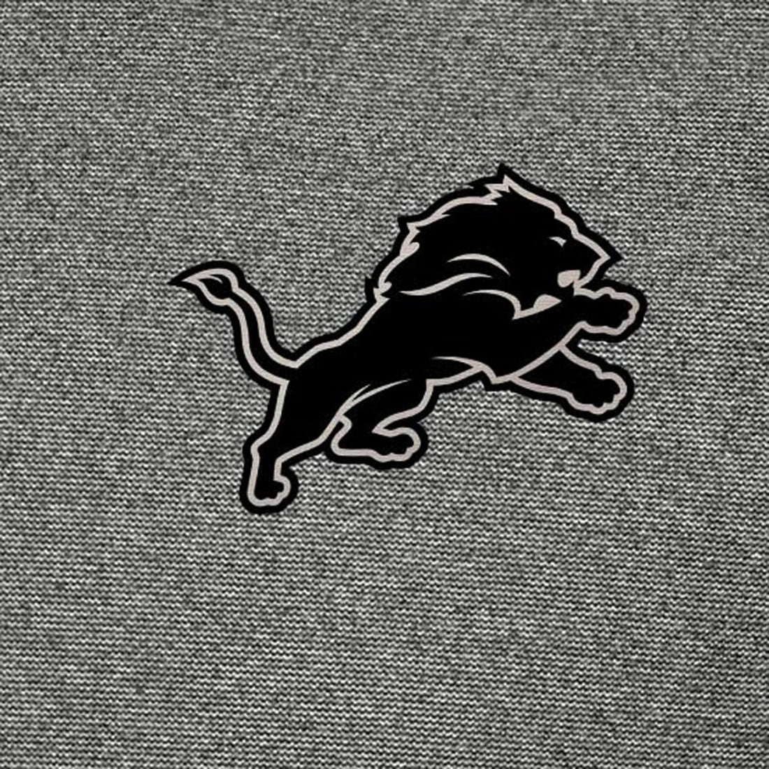 Detroit Lions Antigua Subtle Quarter-Zip Top Heather Black - NFL