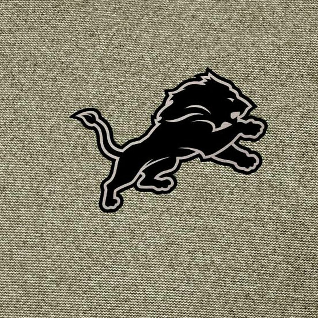 Detroit Lions Antigua Subtle Quarter-Zip Top Heather Olive - NFL