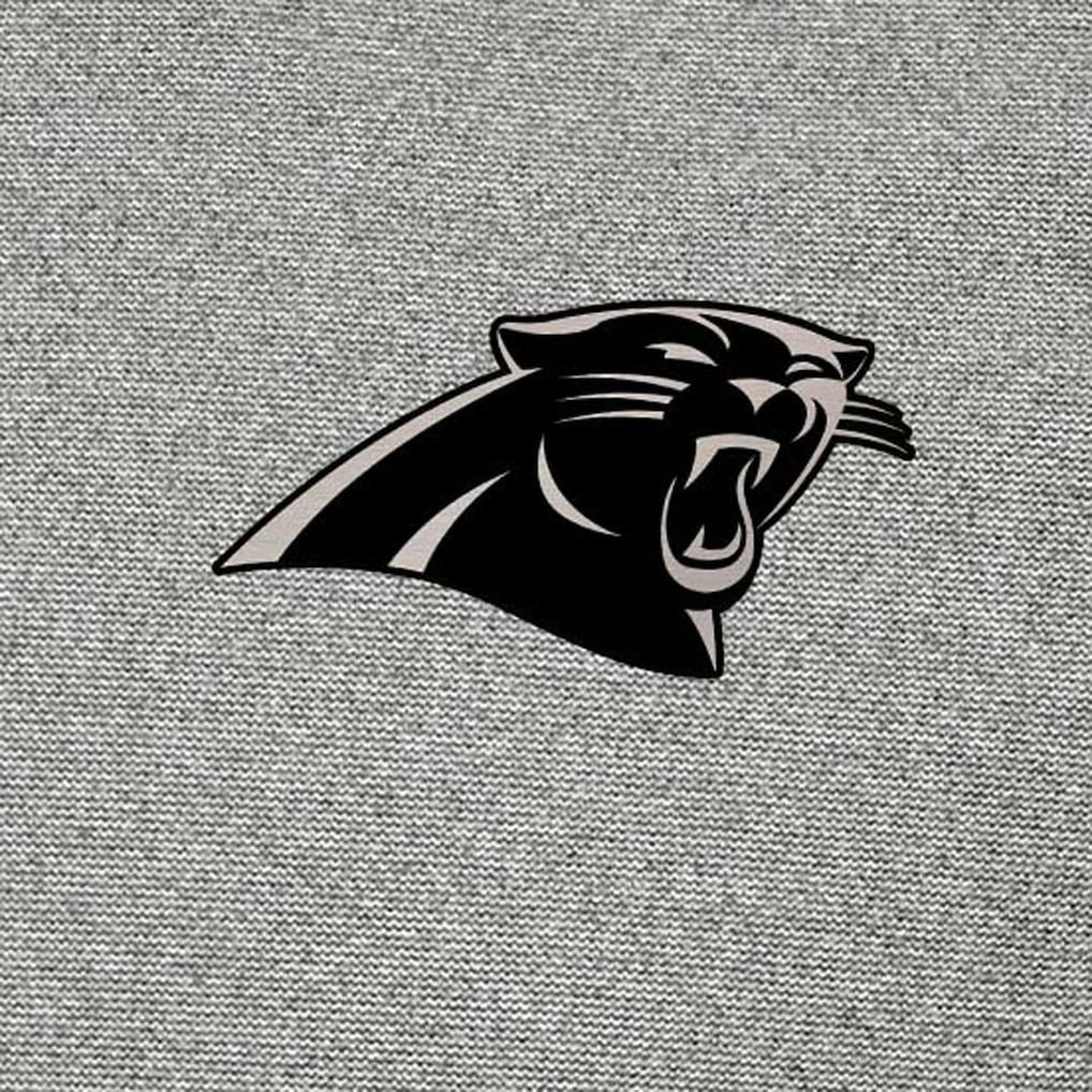 Carolina Panthers Antigua Subtle Quarter-Zip Top Heather Gray - NFL