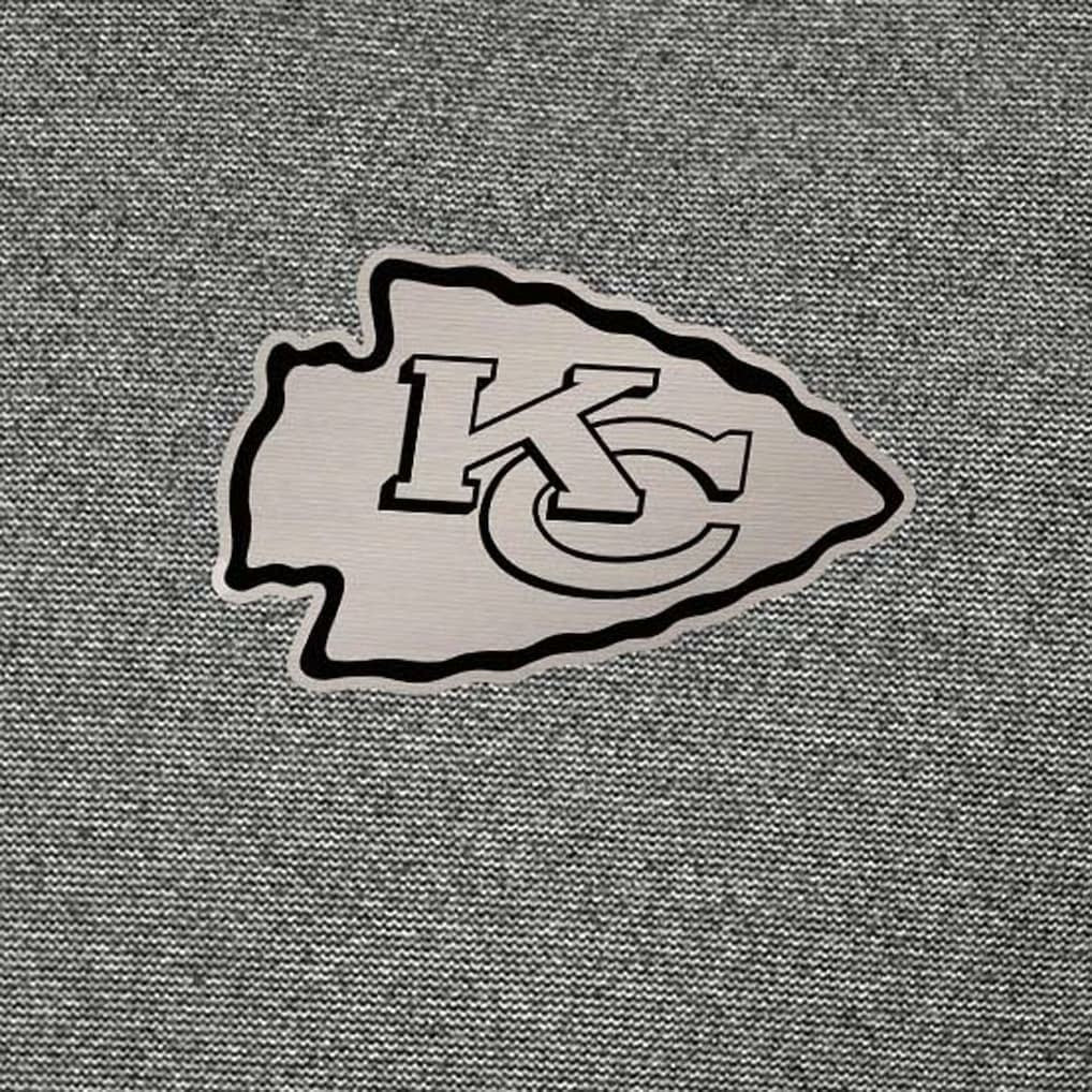 Kansas City Chiefs Antigua Subtle Quarter-Zip Top Heather Black - NFL
