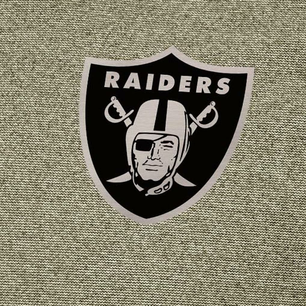 Las Vegas Raiders Antigua Subtle Quarter-Zip Top Heather Olive - NFL
