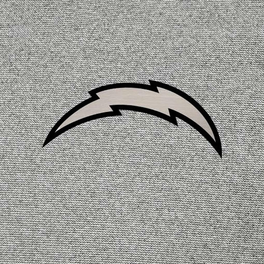 Los Angeles Chargers Antigua Subtle Quarter-Zip Top Heather Gray - NFL