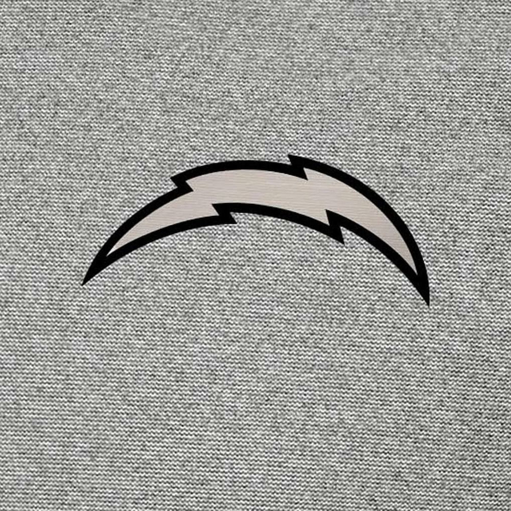 Los Angeles Chargers Antigua Subtle Quarter-Zip Top Heather Gray - NFL