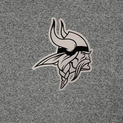 Minnesota Vikings Antigua Subtle Quarter-Zip Top Heather Black - NFL
