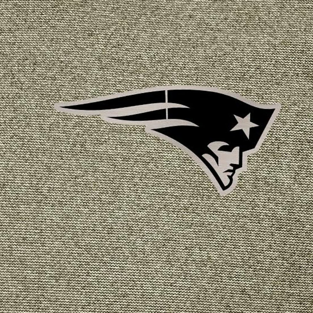 New England Patriots Antigua Subtle Quarter-Zip Top Heather Olive - NFL
