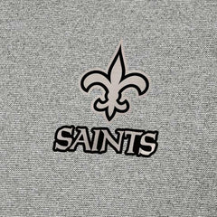 New Orleans Saints Antigua Subtle Quarter-Zip Top Heather Gray - NFL