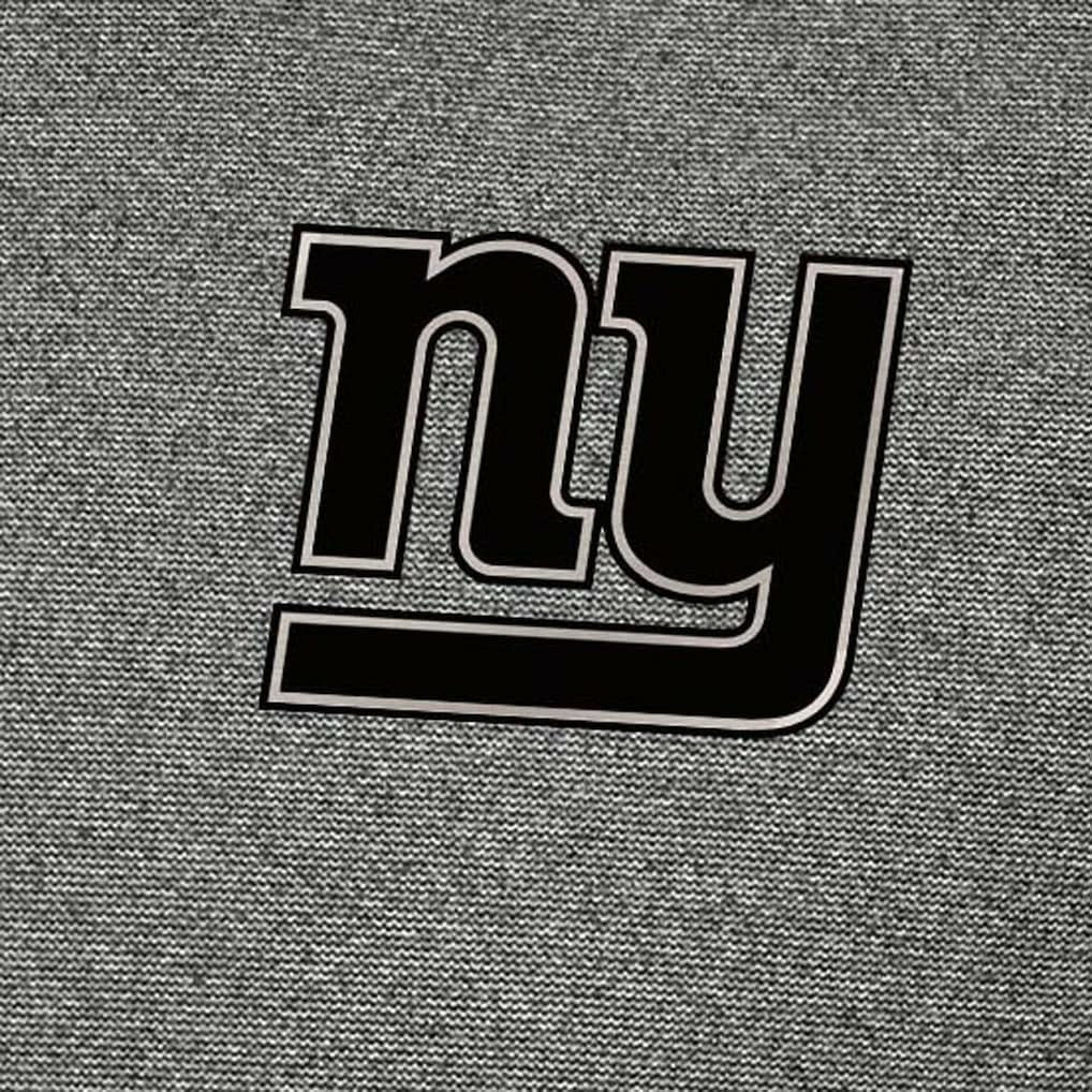 New York Giants Antigua Subtle Quarter-Zip Top Heather Black - NFL