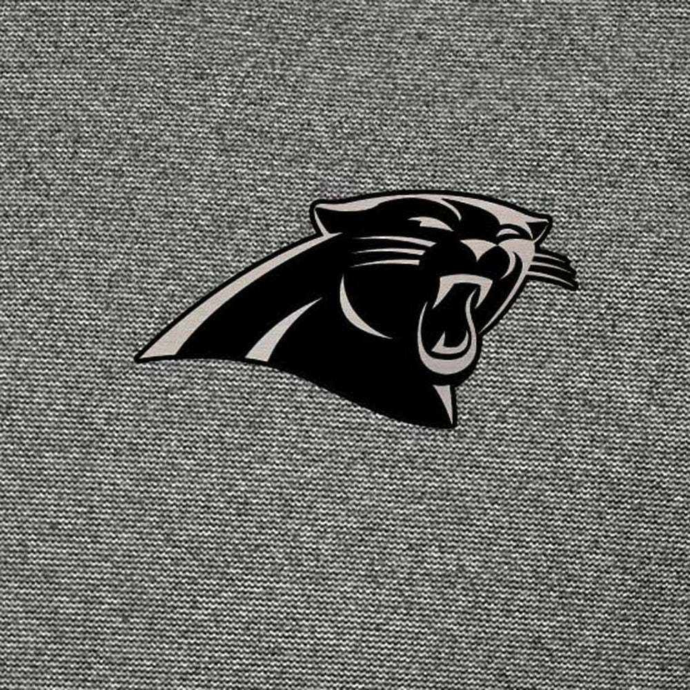 Carolina Panthers Antigua Subtle Quarter-Zip Top Heather Black - NFL