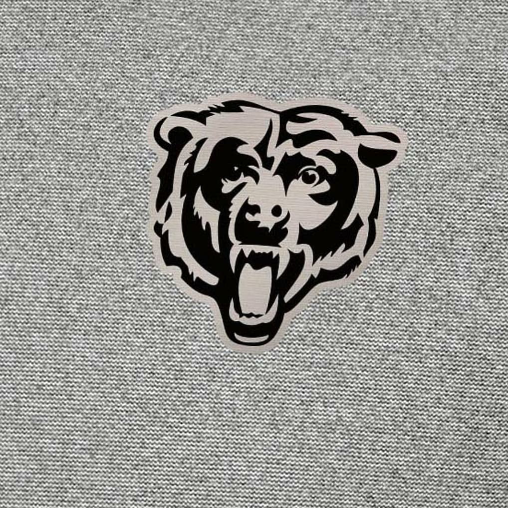 Chicago Bears Antigua Subtle Quarter-Zip Top Heather Gray - NFL