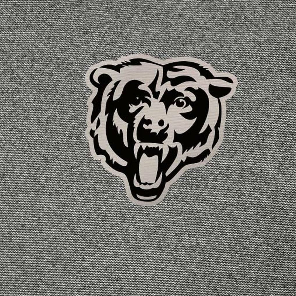 Chicago Bears Antigua Subtle Quarter-Zip Top Heather Black - NFL