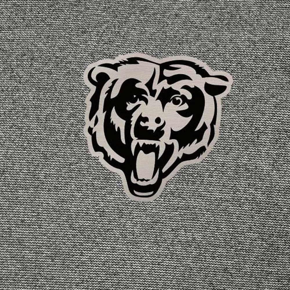 Chicago Bears Antigua Subtle Quarter-Zip Top Heather Black - NFL