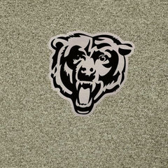 Chicago Bears Antigua Subtle Quarter-Zip Top Heather Olive - NFL