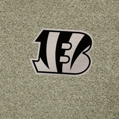 Cincinnati Bengals Antigua Subtle Quarter-Zip Top Heather Olive - NFL