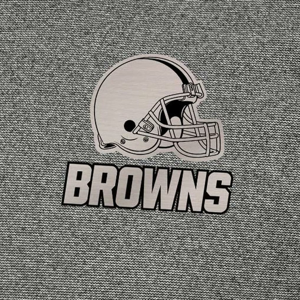 Cleveland Browns Antigua Subtle Quarter-Zip Top Heather Black - NFL