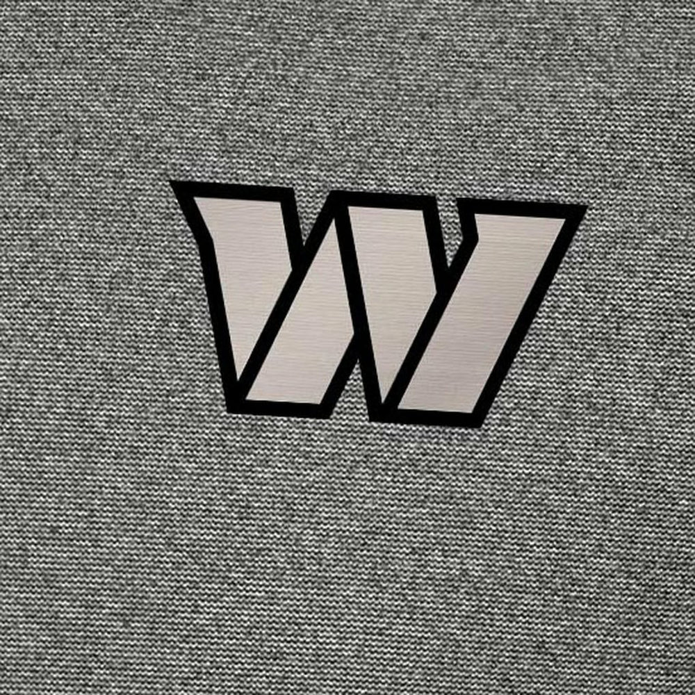 Washington Commanders Antigua Subtle Quarter-Zip Top Heather Black - NFL