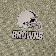 Cleveland Browns Antigua Subtle Quarter-Zip Top Heather Olive - NFL