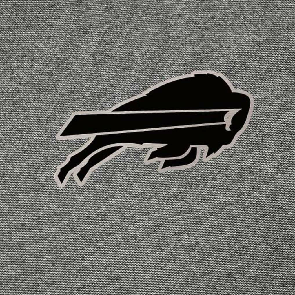 Buffalo Bills Antigua Subtle Quarter-Zip Top Heather Black - NFL