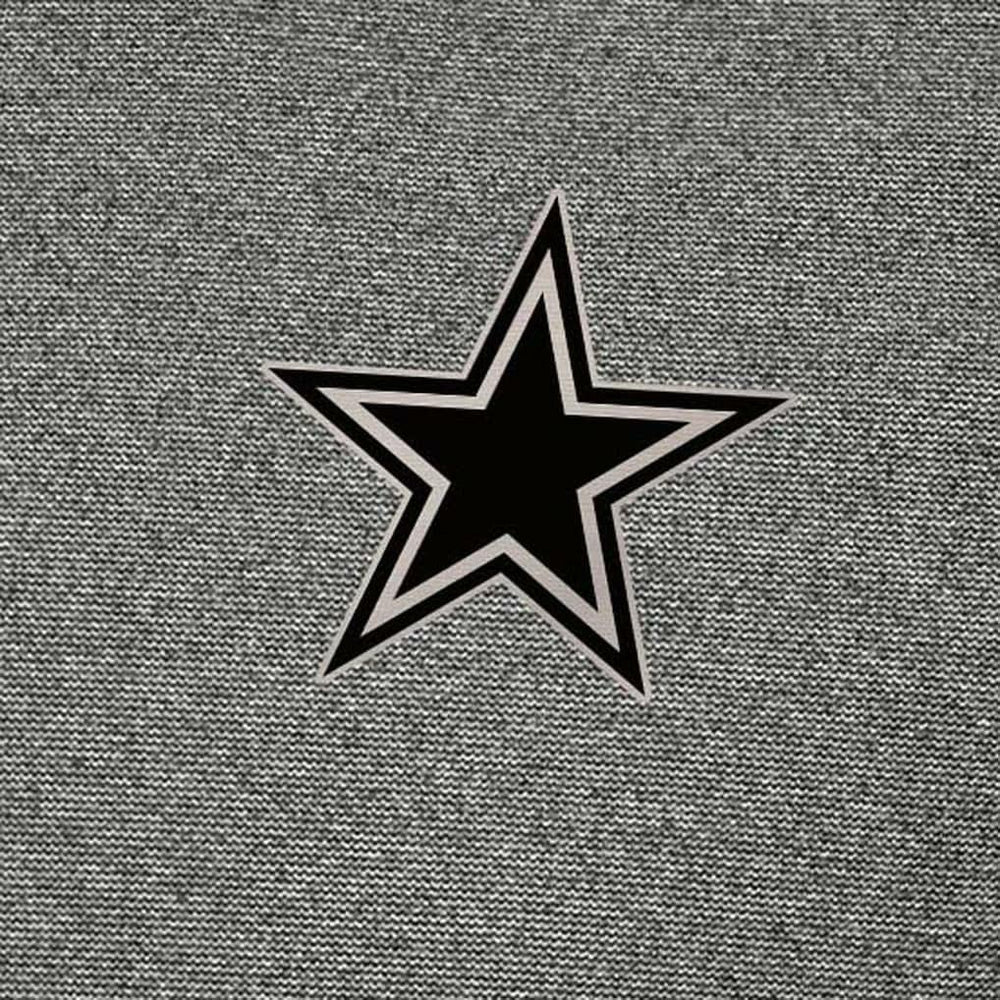 Dallas Cowboys Antigua Subtle Quarter-Zip Top Heather Black - NFL